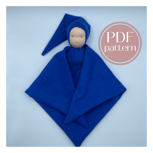 Waldorf Flannel Baby Doll DIGITAL Pattern PDF Tutorial | Beginner friendly