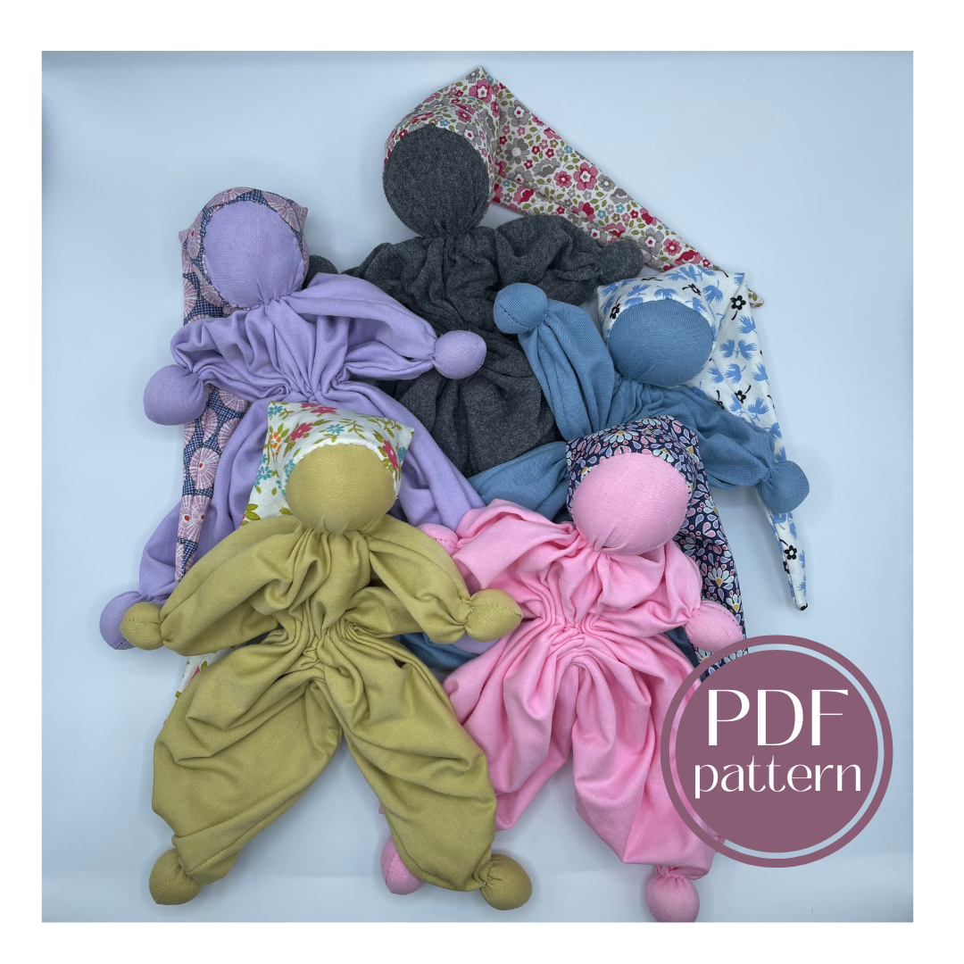 Waldorf Jersey Baby Doll DIGITAL Pattern PDF Tutorial | Beginner friendly