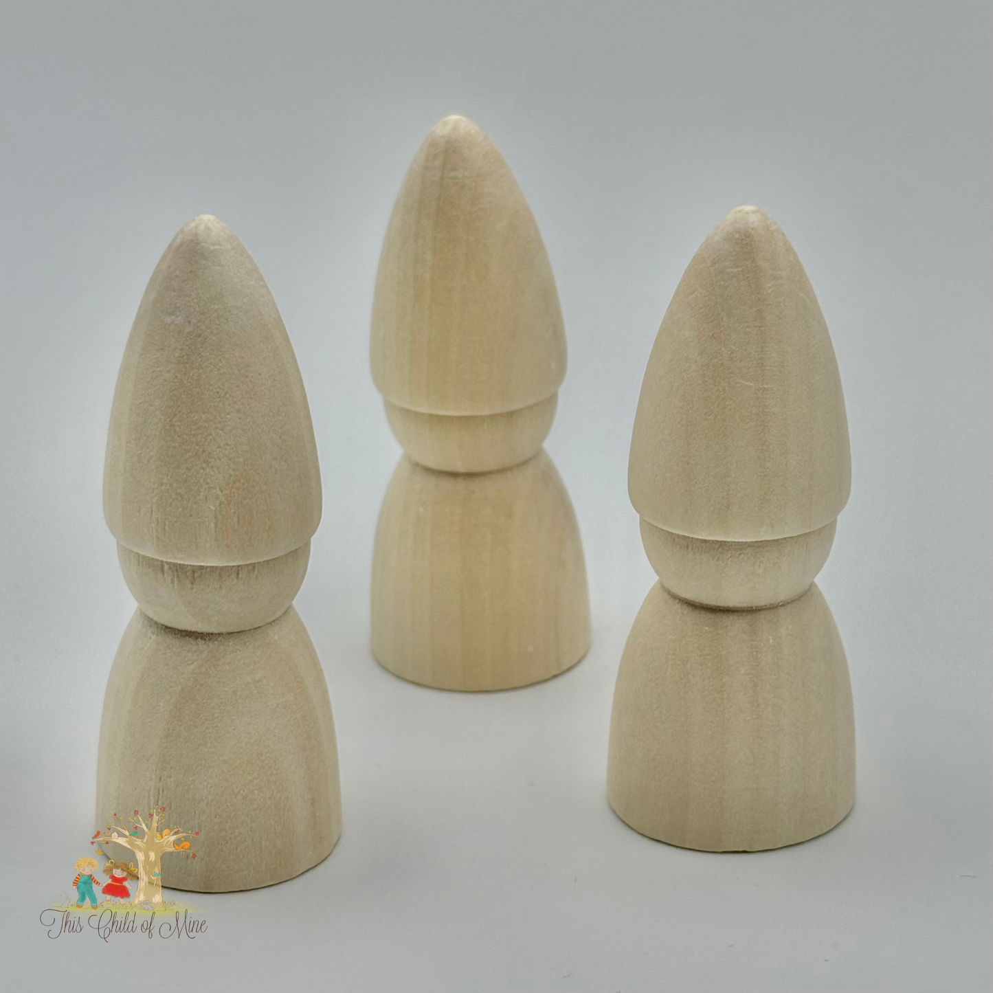 Wooden Peg Gnomes
