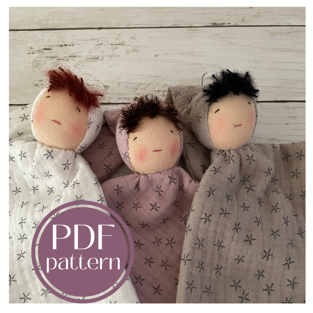 Waldorf Snuggle Doll Digital Sewing Pattern PDF Tutorial